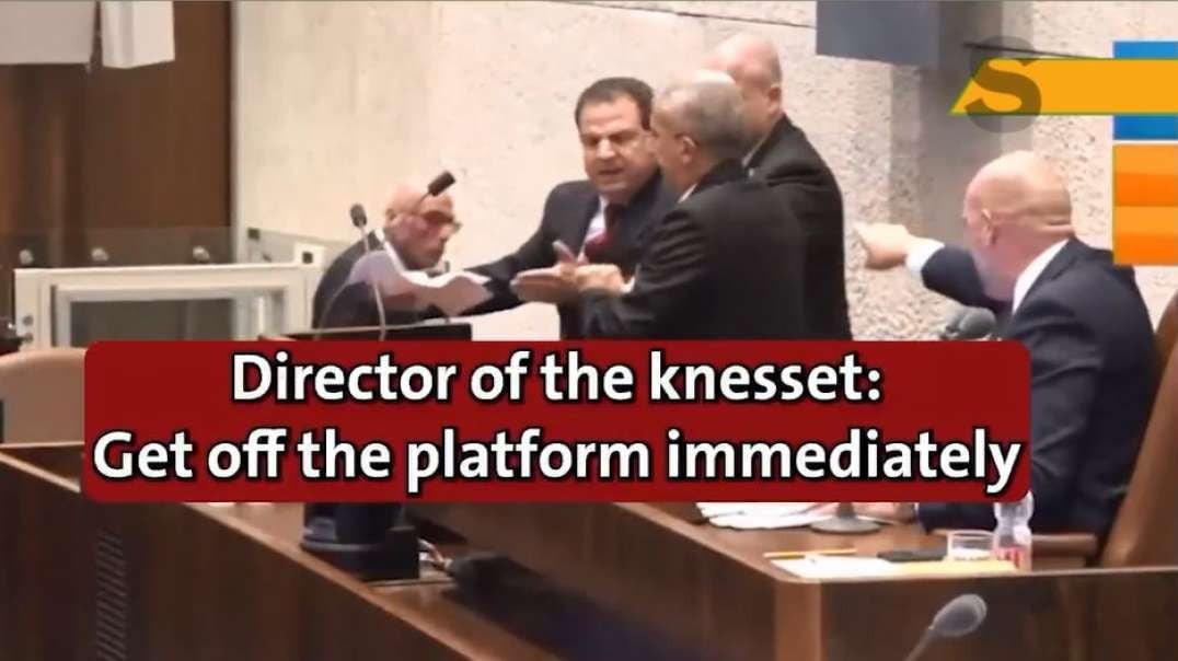 Ayman Odeh Removed from Knesset Podium After Criticizing Netanyahu - Dawn News English.mp4