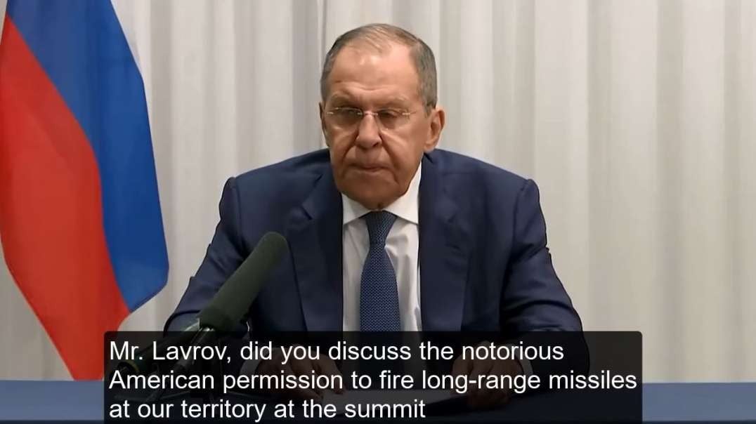 Lavrov Putin's Update of Russia's Policy on Nuclear Deterrence is a Response to the West's Actions.mp4