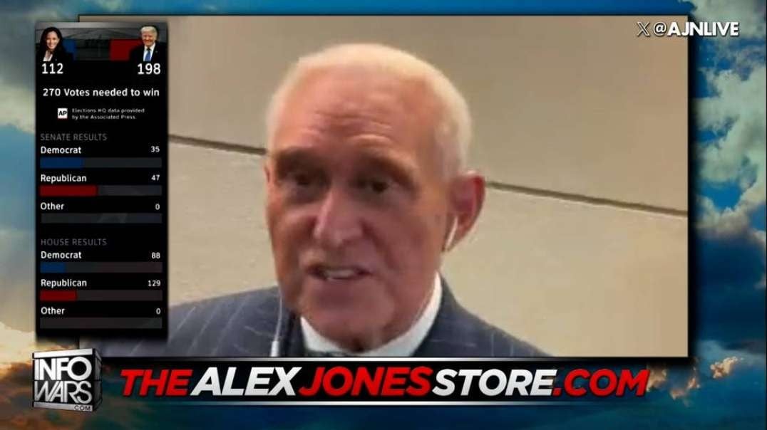 BREAKING EXCLUSIVE: Roger Stone Says Things Are Looking Good For Trump Victory— Globalist Heads Now Exploding