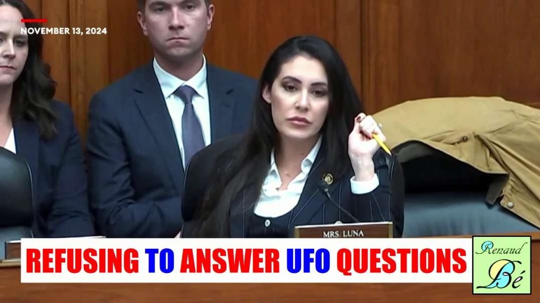 REFUSING TO ANSWER UFO QUESTIONS IN PUBLIC GOVERNMENT HEARING