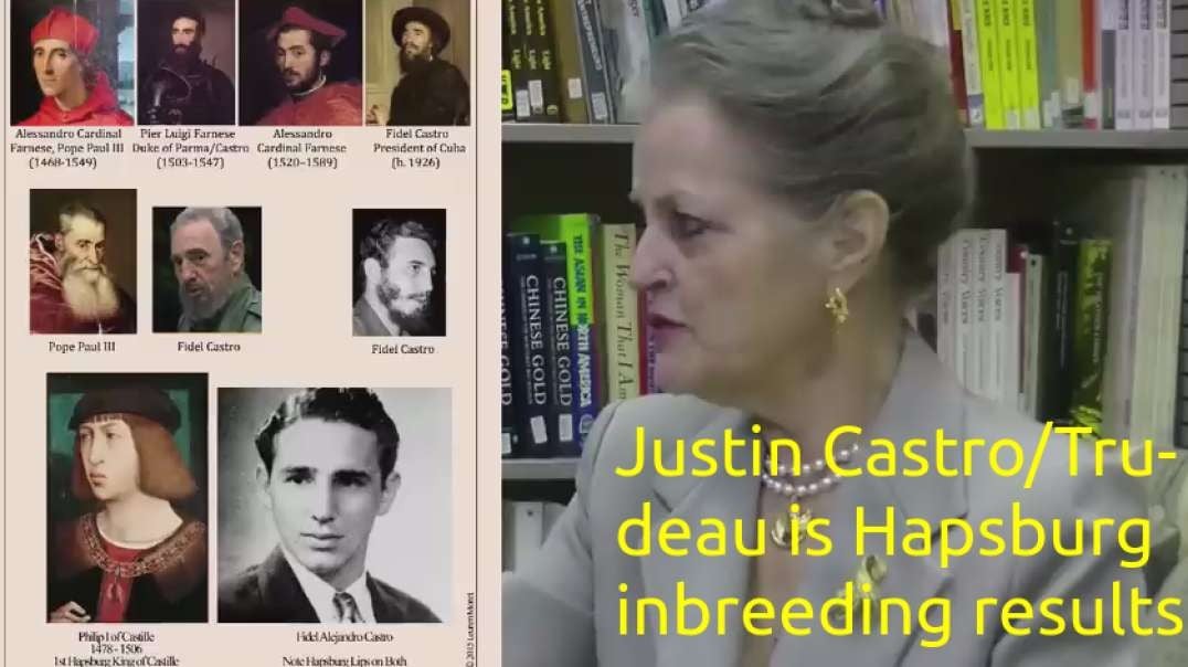 Kanada's Justin Castro-Trudeau is another Hapsburg Bloodline thUg