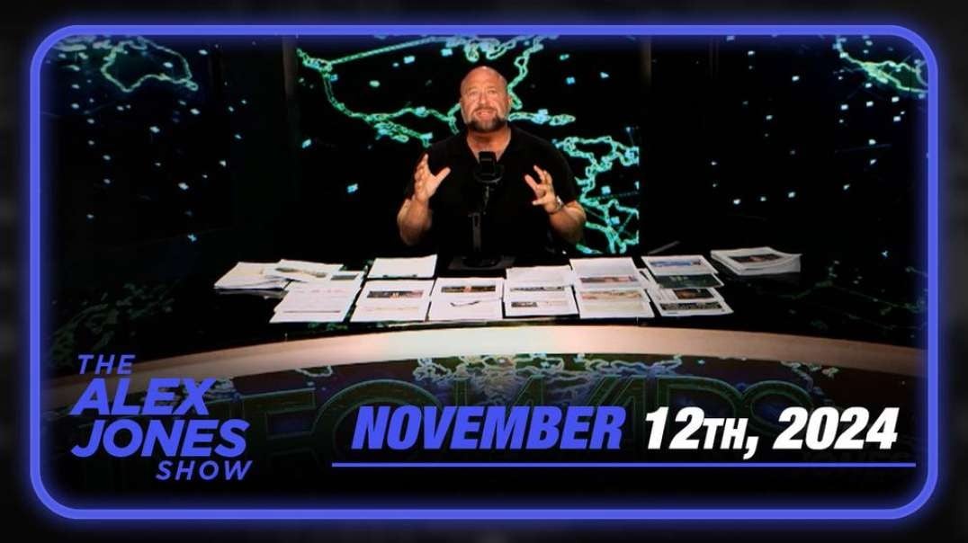 The Democrat/Deep State System Is In Complete Collapse! Alex Jones Sees Signs Everywhere That The Left Is In TOTAL Panic Mode And Abandoning Ship! — FULL SHOW 11/12/24