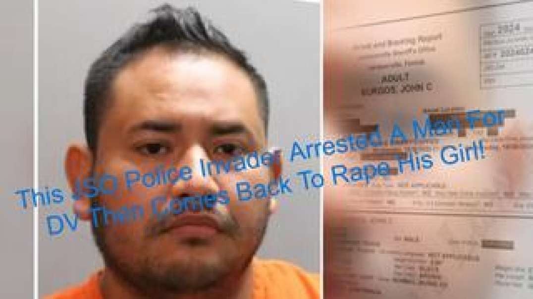 Brown hispanic latino Jacksonville police arrests man for DV comes back to rape female calling girl!