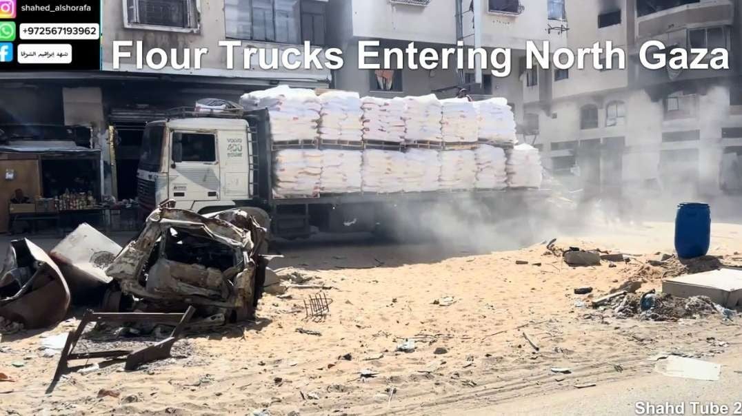 North Gaza Bakery Open Waiting In Line For Hours For Bread Nov 11 2024.mp4