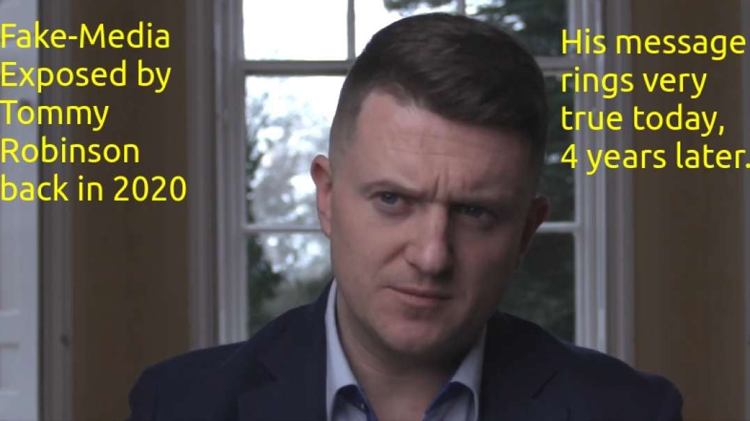 Tommy Robinson Exposes Mass Media Corruption Run By Talmudic-Freemasons and Luciferians