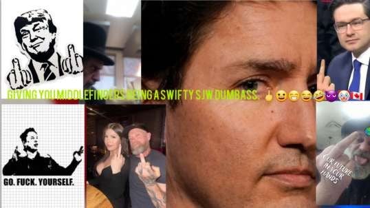 Trudeau At Swift Concert Brings Down Respect.  🖕😀😁😂🤣😈🤡🇨🇦