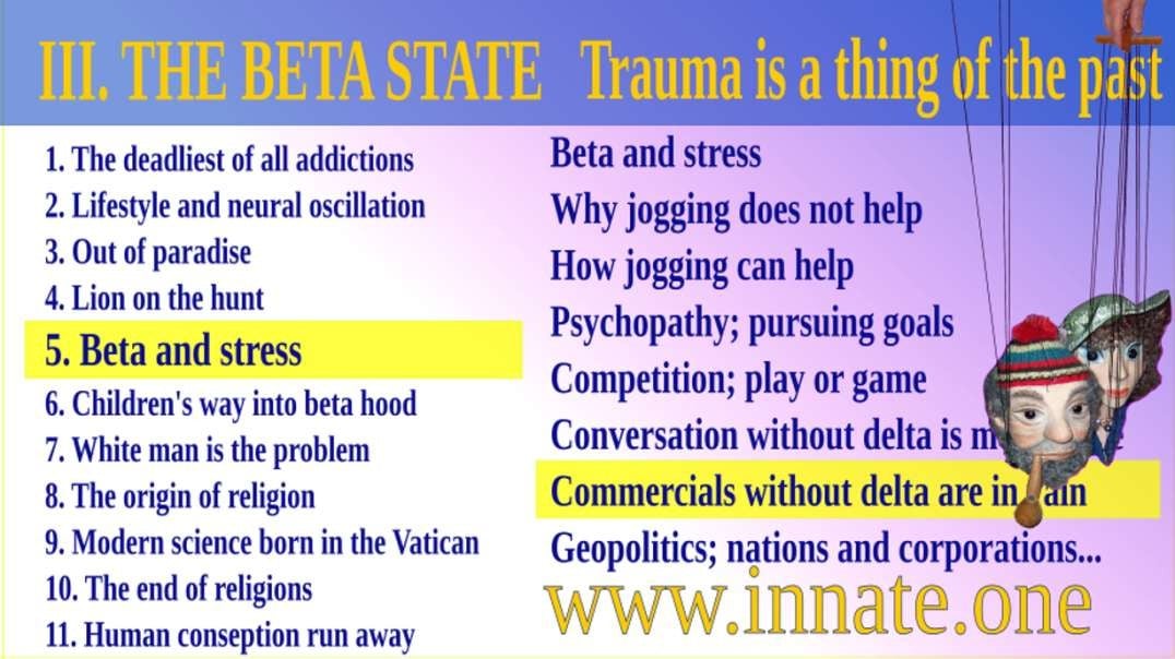 #69 Eyes wide open – Trauma is a thing of the past – Commercials without delta are in vain