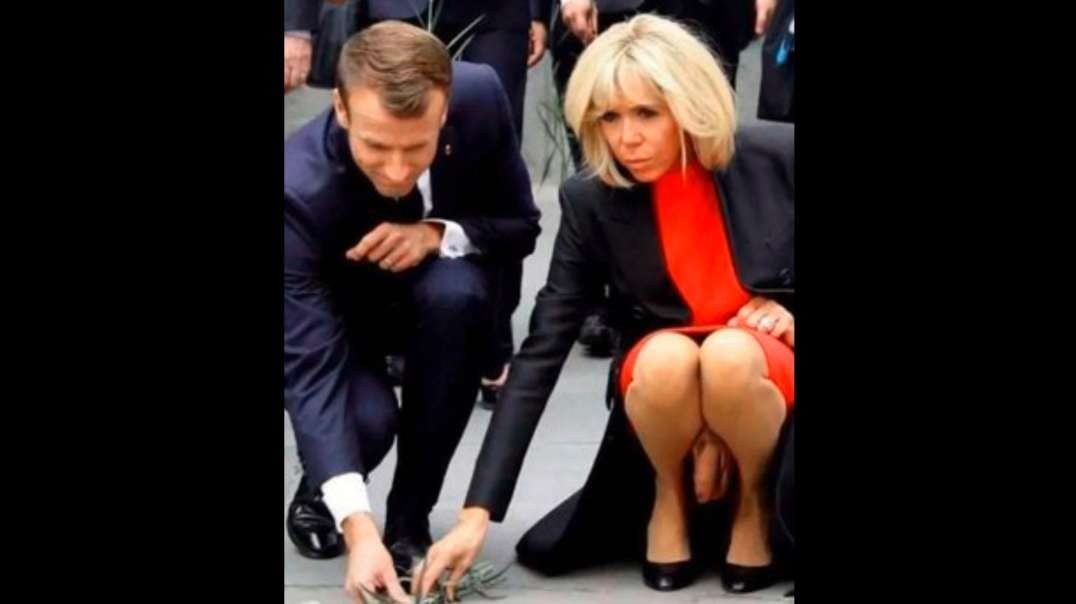 I have NEVER seen another woman sit down like France’s First ‘Lady’ Brigitte Macron does