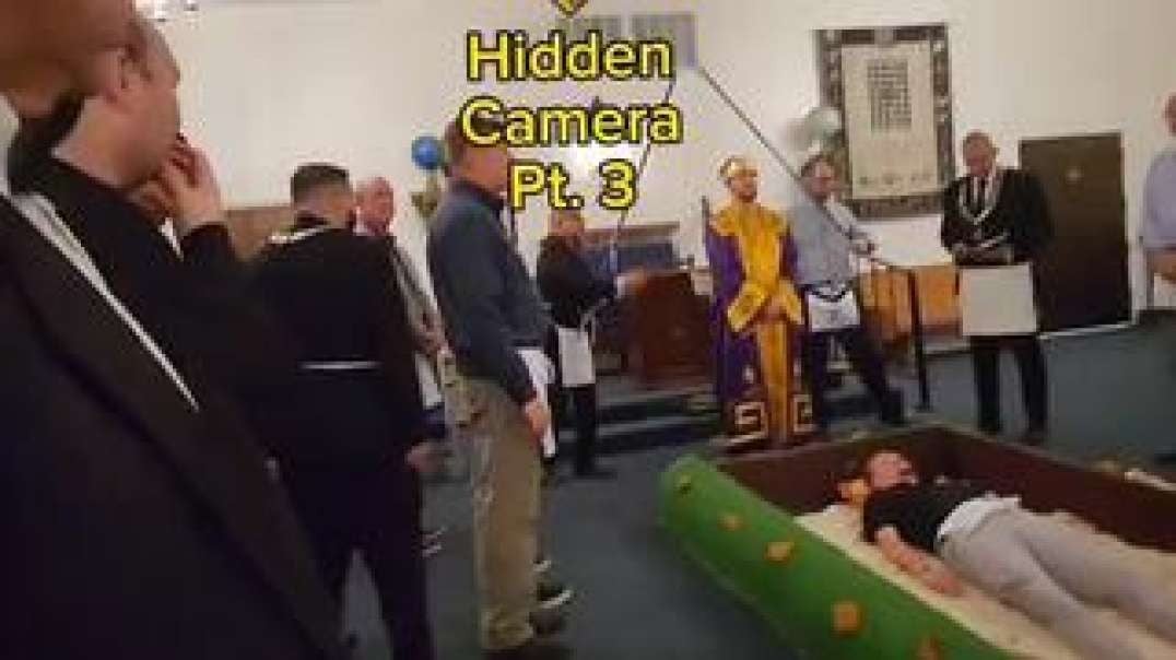 Undercover Hidden Camera At A Masonic Mock Ritual (These People Are Sick) Part 3