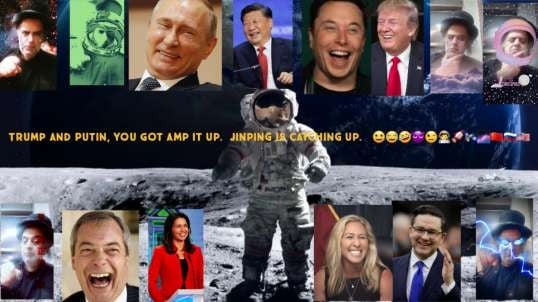 China Catching Up To Space Race.  😀😂🤣😈😉👨‍🚀🚀🛰🌌🇨🇳🇷🇺🇺🇸