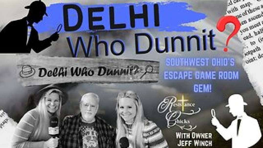 SUPER FUN! Delhi Who Dunnit | Ohio's Escape Game Room Hidden Gem!