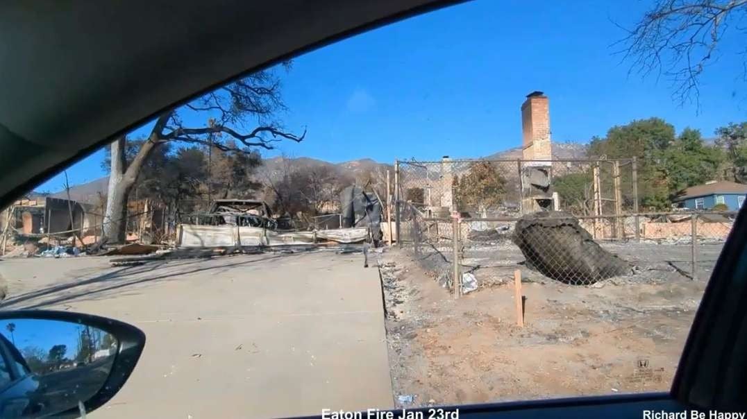 Eaton Fires Aftermath Jan 23rd Drive Altadena CA.mp4