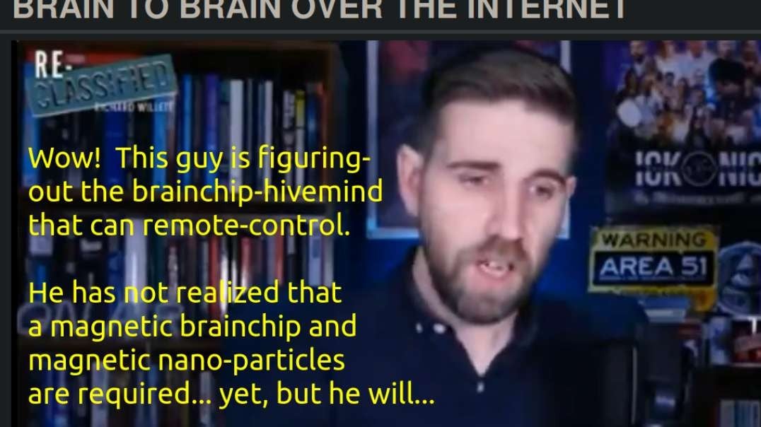 Brain to brain over the internet