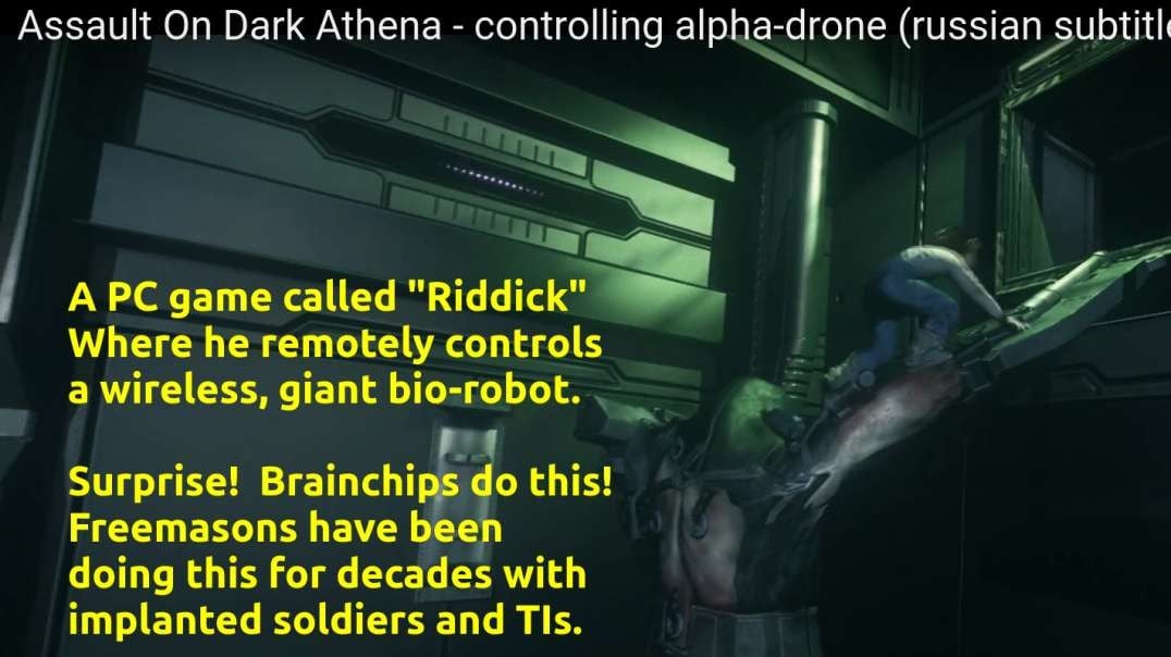 Wireless MBI Bio-Robots Used As Brainchipzombies(Remote-Control) Riddick, Dark Athena