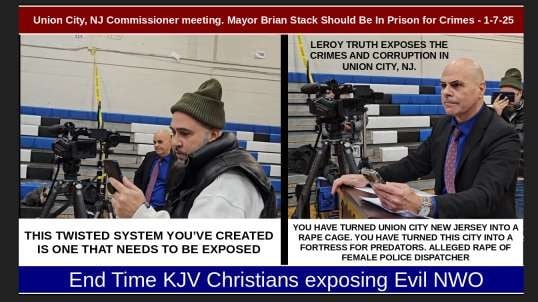 Union City, NJ Commissioner meeting. Mayor Brian Stack Should Be In Prison for Crimes - 1-7-25