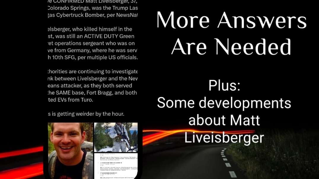 All questions, no answers | Latest development on Matt Liveisberger