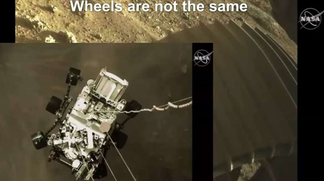 4yrs ago Feb 2021 NASA Mars 2020 Perseverance Rover mission wheels not the same.mp4