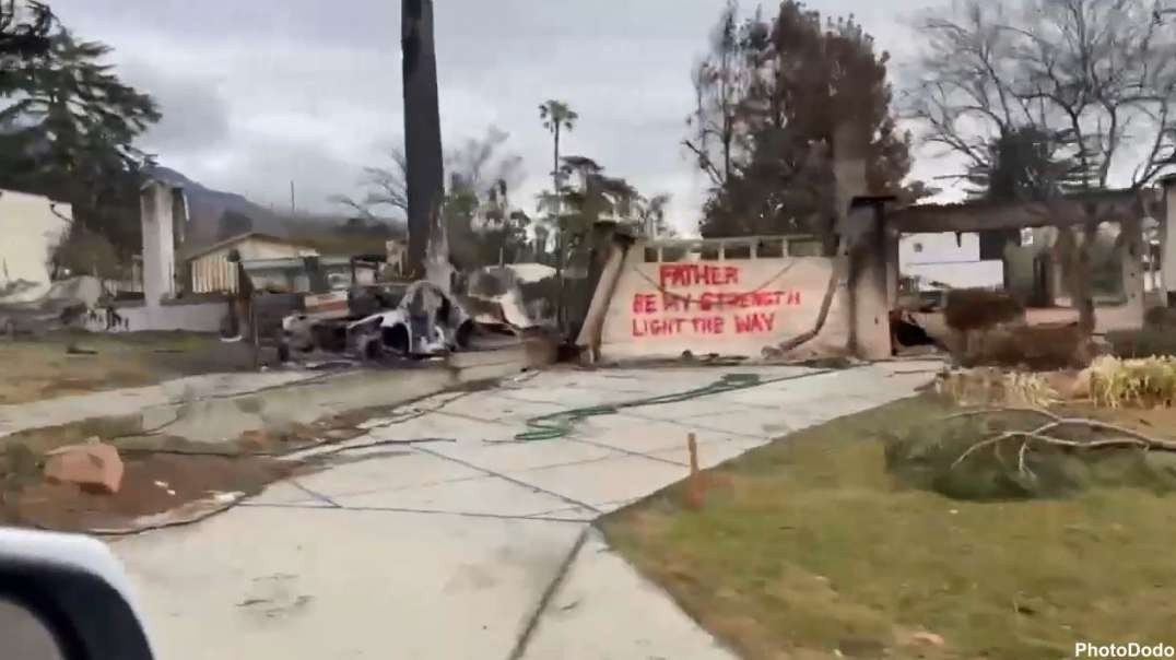 California Eaton Fire Aftermath Drive Altadena PhotoDodo.mp4