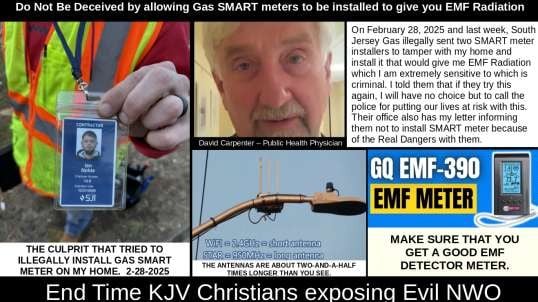 Do Not Be Deceived by allowing Gas SMART meters to be installed to give you EMF Radiation