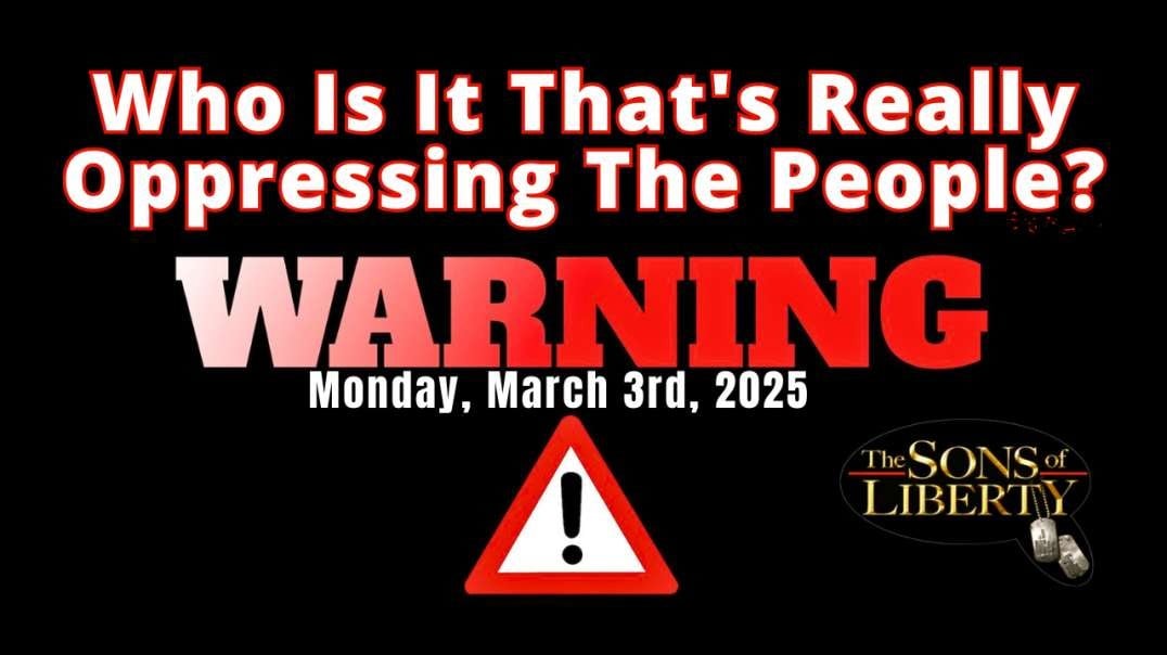 Who Is It That's Really Oppressing The People?