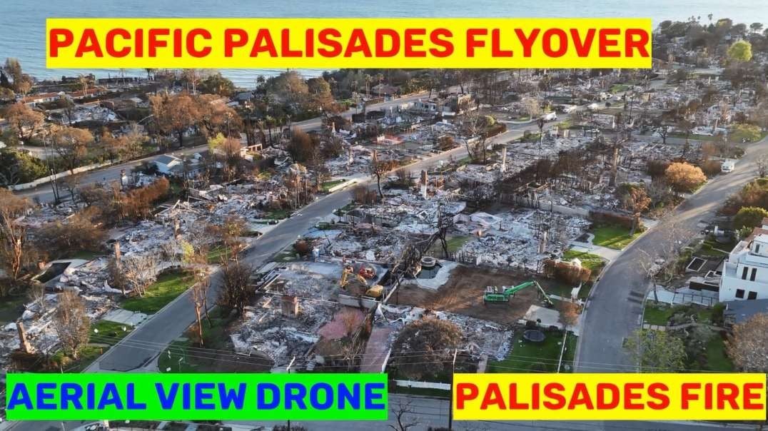 California Palisades Fire AFTERMATH - March 7 2025 Drone Aerial Footage islandlands.mp4