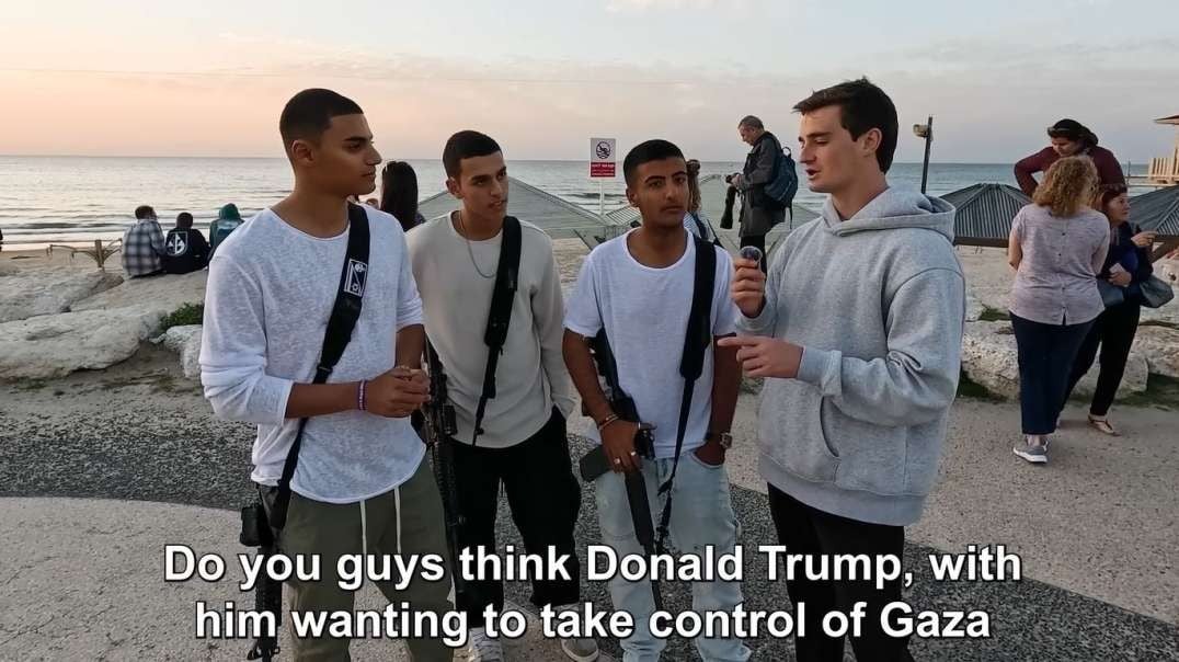 Asking People in Israel About Trump Taking Gaza nickshirley.mp4