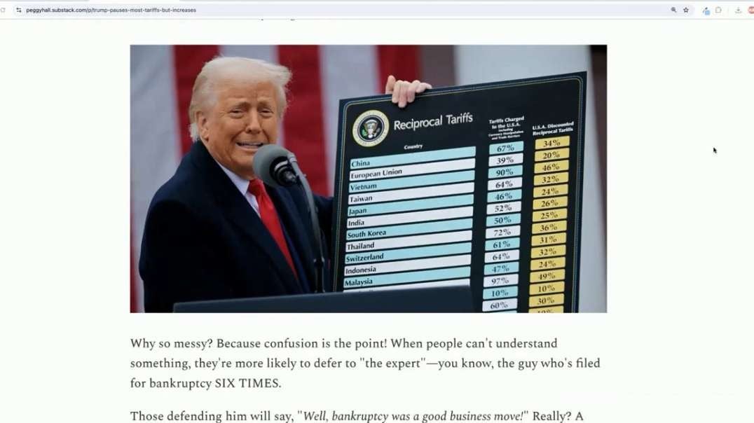 Tariffs EVERYONE IS MISSING THIS POINT... thehealthyamericanpeggyhall.mp4