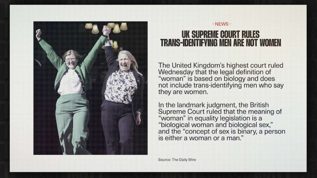 The UK Finally Defined What A Woman Is