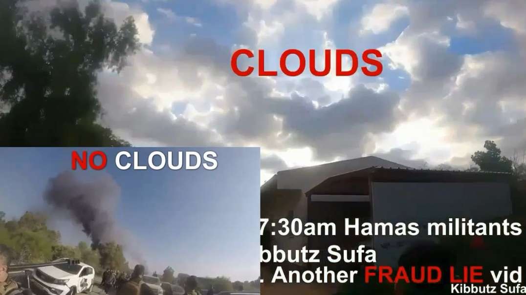 REPOST CLIP3 from Were ALL The Oct 7th Bodycam Vids "With Clouds" Pre-Recorded & FRAUDS PT3