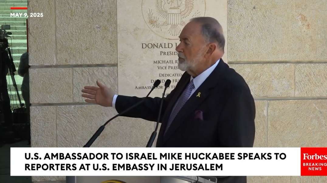 Gaza Humanitarian Aid - Ambassador To Israel Mike Huckabee Speaks At U.S. Embassy In Jerusalem.mp4
