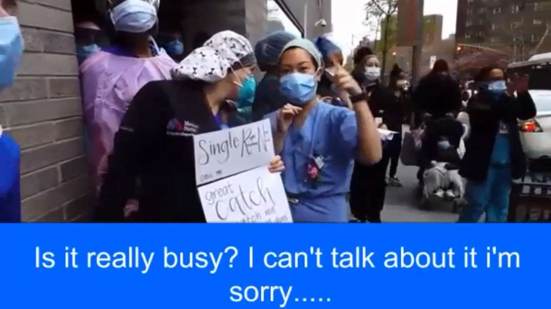 5yrs ago April 2020 NYC Nurses Instructed NOT to talk about IT.. Covid-19 Overwhelmed Hospitals LIES.mp4