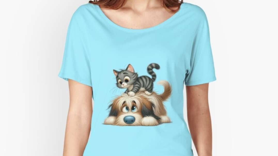 Print t-shirt dog design