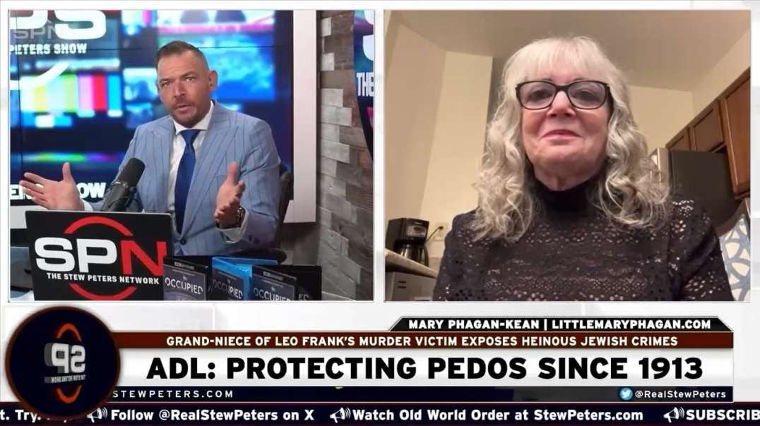 Stew Peters Interviews Mary Phagan-Kean: Leo Frank’s 1913 Murder, Atlanta, March 11, 2025