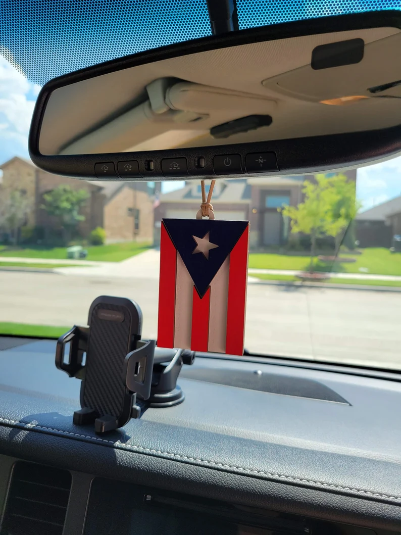 Invading puerto rican criminals hang flags blocking their view of the road while disabled are attacked!