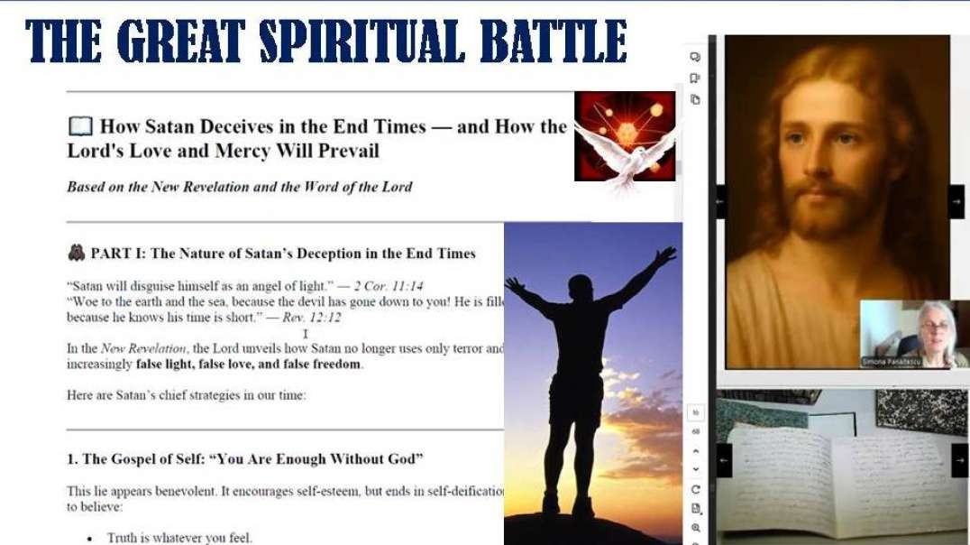 How Satan deceives in the End Time & How the Love and Mercy of the Lord will prevail (Chat GPT, NR)