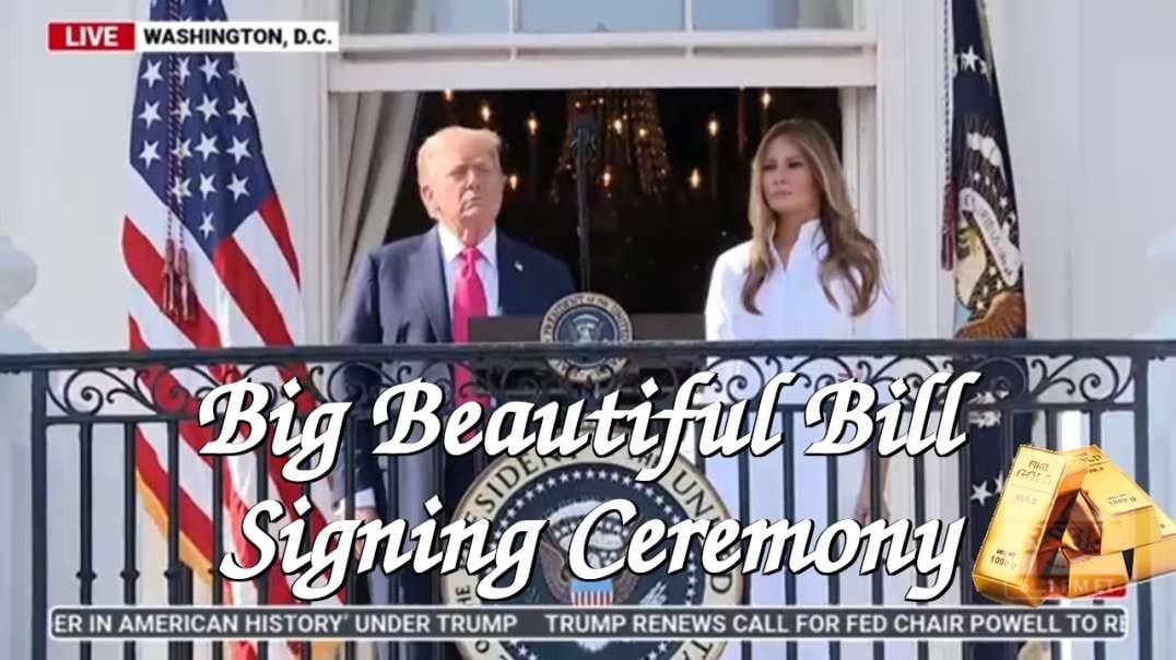 💪🏼 Big Beautiful Bill Signing Ceremony 💰