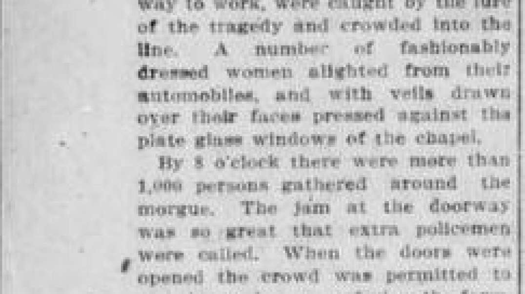 10,000 Converge on Morgue for Mary Phagan, Atlanta Georgian, Mon, Apr 28, 1913, Atlanta, GA, Leo Frank Case