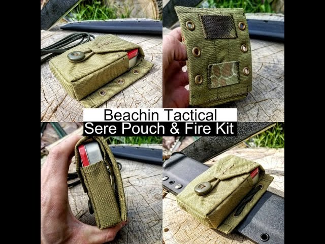 Beachin Tactical Sere Pouch and Fire Kit Release