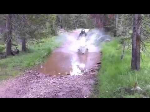 BMW GS water crossing
